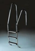 Асимметричная лестница Standard, 3 ступени, 2 ступени Luxe, нержавеющая сталь, 19939 Astral